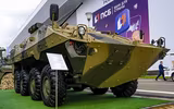 Thiết giáp BTR-22 'cách mạng hóa' của Nga bất ngờ áp sát biên giới Belarus - Ba Lan