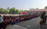 Gần 1.000 học sinh ở Đan Phượng hào hứng trải nghiệm phòng cháy chữa cháy và cứu nạn cứu hộ