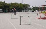Cảnh sát phòng cháy, chữa cháy Hà Nội tập luyện giữa trời nắng nóng, nỗ lực cho Vòng chung kết Hội thi Thể thao nghiệp vụ chữa cháy