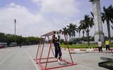 Cảnh sát phòng cháy, chữa cháy Hà Nội tập luyện giữa trời nắng nóng, nỗ lực cho Vòng chung kết Hội thi Thể thao nghiệp vụ chữa cháy