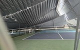 Hiện trường bên trong sân pickleball 40 Phạm Hùng bị đổ sập