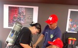 Hình ảnh đẹp của Công an Thủ đô qua hoạt động trải nghiệm phòng cháy tại Triển lãm thành tựu đất nước