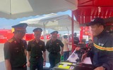 Hình ảnh đẹp của Công an Thủ đô qua hoạt động trải nghiệm phòng cháy tại Triển lãm thành tựu đất nước