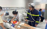 Những khoảnh khắc không thể nào quên của các chiến sỹ Cảnh sát phòng cháy chữa cháy Hà Nội