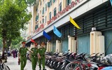 Công an phường Ba Đình xử lý bãi xe 