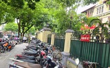 Công an phường Ba Đình xử lý bãi xe 
