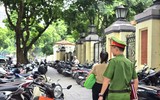 Công an phường Ba Đình xử lý bãi xe 