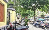 Công an phường Ba Đình xử lý bãi xe 