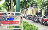 Công an phường Ba Đình xử lý bãi xe 