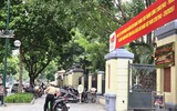 Công an phường Ba Đình xử lý bãi xe 