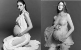 [ẢNH] ‘Thiên thần’ Gigi Hadid đẹp hút hồn trong bộ ảnh khoe bụng bầu 