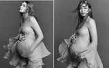 [ẢNH] ‘Thiên thần’ Gigi Hadid đẹp hút hồn trong bộ ảnh khoe bụng bầu 