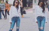 [ẢNH] 8 cách phối đồ với sơ mi trắng sành điệu như dàn sao thế giới