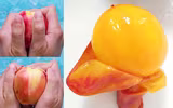 [ẢNH] Tuyệt chiêu giúp bóc vỏ củ quả chỉ trong nháy mắt