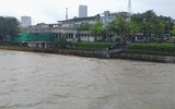 [ẢNH] Cảnh tượng tại Huế: Mưa lớn dồn dập, phố như sông, cây xanh ngã đổ 