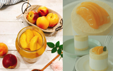 [ẢNH] Phát 'cuồng' với những món tráng miệng độc đáo làm từ đào