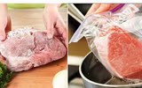 [ẢNH] Những lưu ý trong quá trình bảo quản và chế biến thịt lợn đông lạnh