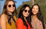 [ẢNH] Nhan sắc xinh đẹp của hai ái nữ nhà Quang Minh – Hồng Đào