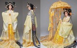 [ẢNH] ‘Cắt xẻ' hanbok, thí sinh hoa hậu Hàn Quốc khoe thân quá đà 