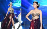 [ẢNH] ‘Cắt xẻ' hanbok, thí sinh hoa hậu Hàn Quốc khoe thân quá đà 