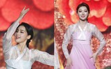 [ẢNH] ‘Cắt xẻ' hanbok, thí sinh hoa hậu Hàn Quốc khoe thân quá đà 