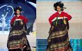 [ẢNH] ‘Cắt xẻ' hanbok, thí sinh hoa hậu Hàn Quốc khoe thân quá đà 