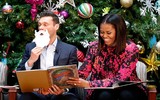 Bà Melania Trump gây tranh cãi khi bỏ khẩu trang tại Bệnh viện nhi Quốc gia