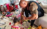 [ẢNH] The Rock: ‘Gã khổng lồ’ Hollywood và những khoảnh khắc ‘nhỏ bé’ ngỡ ngàng trước vợ con