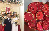 [ẢNH] Đám cưới miền Tây đặc biệt của Á hậu Thúy An: Nhà trai đi thuyền, cô dâu vàng đeo ‘trĩu cổ’, dàn phù dâu toàn Hoa hậu