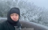 [ẢNH] Ngắm khung cảnh lần đầu tiên băng tuyết phủ trắng đỉnh Mẫu Sơn trong năm 2021