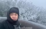 [ẢNH] Ngắm khung cảnh lần đầu tiên băng tuyết phủ trắng đỉnh Mẫu Sơn trong năm 2021