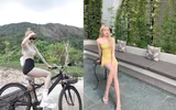 [ẢNH] Thiều Bảo Trâm 'tình cũ của Sơn Tùng M-TP' khoe tuyệt chiêu giữ dáng nóng bỏng, gợi cảm 