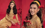 [ẢNH] Dàn Hoa hậu đọ sắc 'một chín một mười' với áo dài Tết Tân Sửu 2021