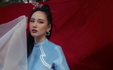 [ẢNH] Hoa hậu Mai Phương Thúy: Diện áo dài cách tân, bỡ ngỡ trong lần đầu đón Tết xa nhà 