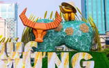 [ẢNH] Linh vật trâu hiện diện trong đời sống văn hoá Tết Tân Sửu các địa phương