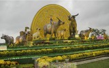 [ẢNH] Linh vật trâu hiện diện trong đời sống văn hoá Tết Tân Sửu các địa phương