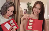 [ẢNH] Ngày vía Thần Tài: Sao Việt ‘chịu chơi’ mua 100 cây vàng, dâng mâm lễ hoành tráng 
