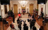 [ẢNH] Cuộc họp báo đầu tiên của Tổng thống Joe Biden: Tái tranh cử năm 2024