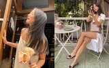 [ẢNH] Vẻ đẹp khó cưỡng của mỹ nhân lai được Đen Vâu ‘chọn mặt gửi vàng’