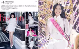 [ẢNH] Hoa hậu Đỗ Thị Hà ‘tăng tốc’ trên đường đua Miss World: Cắt mái bằng, diện túi hiệu, đeo nhẫn kim cương
