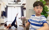 [ẢNH] Sao Việt mùa dịch: Tự Long đạp xe trong phòng, Trọng Tấn khoe vườn cây, dàn Hoa hậu mở studio tại gia