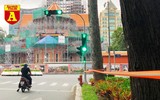 [ẢNH] Ngày đầu giãn cách xã hội ở TP.HCM: Đường phố vắng vẻ, thực phẩm tươi ngon tràn ngập các gian hàng