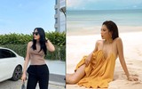 [ẢNH] Mốt mới sao nữ ưa chuộng: Áo cài một cúc, cổ yếm khoe lưng trần 