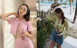 [ẢNH] Mốt mới sao nữ ưa chuộng: Áo cài một cúc, cổ yếm khoe lưng trần 