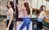 [ẢNH] Mốt mới sao nữ ưa chuộng: Áo cài một cúc, cổ yếm khoe lưng trần 
