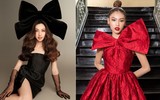 [ẢNH] Sắc vóc 'một chín một mười’ của Á hậu Ngọc Thảo và Thuỳ Tiên - người kế nhiệm Miss Grand Vietnam 2021