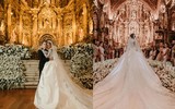 [ẢNH] Đám cưới đẹp như mơ của ‘thiên thần nội y’ và con trai Phó Tổng thống Ecuador 