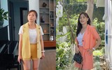 [ẢNH] Hương vị tình thân: Nam (Phương Oanh) ‘lột xác’ ra dáng dâu trưởng nhà họ Hoàng 