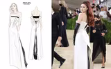 [ẢNH] Mãn nhãn với những kiệt tác váy độc - đẹp - lạ tại đại tiệc Met Gala 2021 
