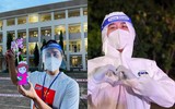 [ẢNH] Trung thu đặc biệt của sao: Phương Thanh hát ở khu điều trị Covid-19, Quỳnh Nga ‘hoá’ chị Hằng xinh đẹp 